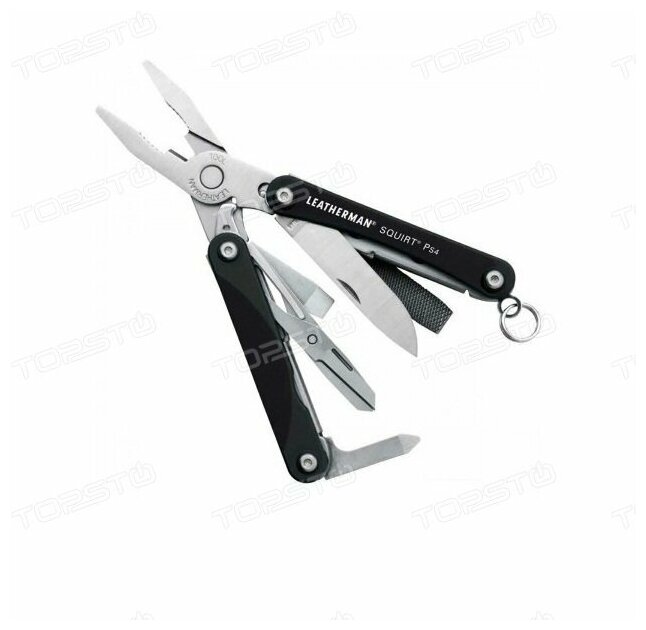 Мультитул LEATHERMAN SQUIRT PS4, 9 функций, черный [831233] - фото №15