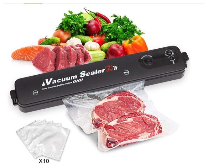 Вакуумный упаковщик VSZ Vacuum Sealer Z Запайщик пакетов / Вакууматор для герметизации - фотография № 1