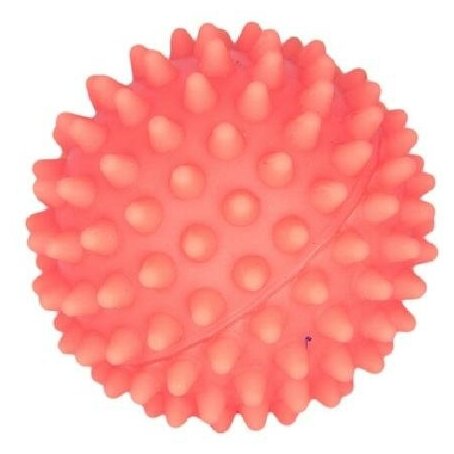 Зооник Игрушка для собак Мяч массажный №2 винил розовый 0,07 кг 40982