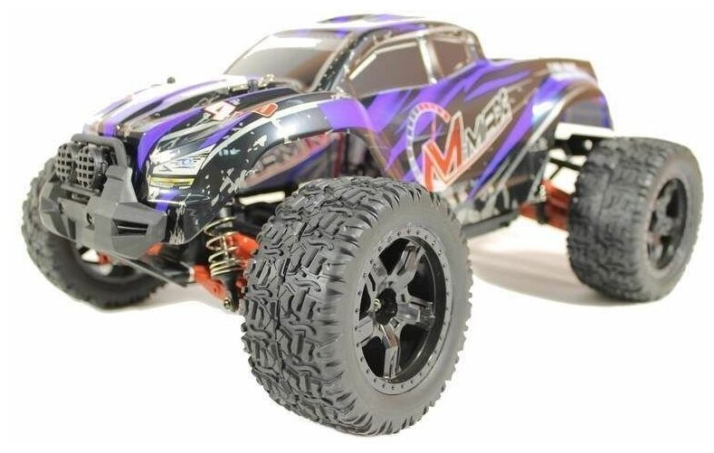 Радиоуправляемый монстр Remo Hobby MMAX UPGRADE 4WD RTR масштаб 1:10 2.4G - RH1035UPG-BLUE