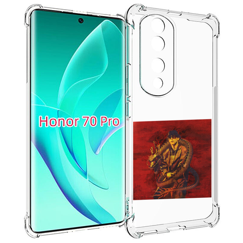 Чехол MyPads Dragonborn Big Baby Tape для Honor 70 Pro / 70 Pro Plus задняя-панель-накладка-бампер чехол mypads dragonborn big baby tape для xiaomi redmi note 12 pro plus задняя панель накладка бампер