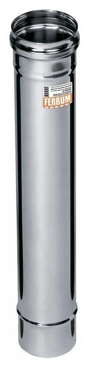 Дымоход 0,5м Ferrum (430 0,5 мм) Ф125 - фотография № 2