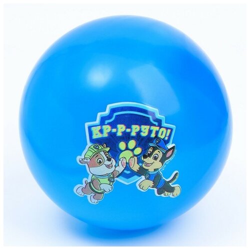 Мяч детский ТероПром 5083418 Paw Patrol «Кр-р-руто» 22 см, 60 г, товар без выбора конкретного цвета