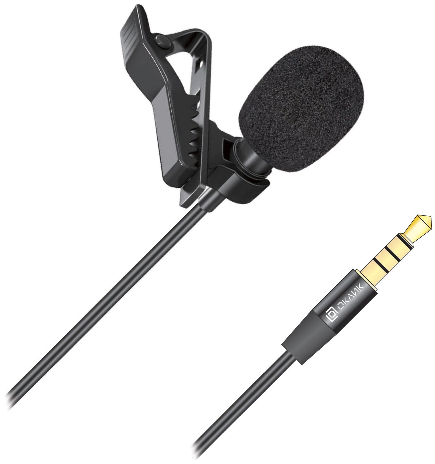 Микрофон Оклик MP-M400 черный (1529055)