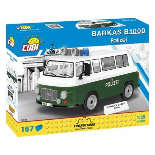 Конструктор Cobi 24596 Микроавтобус Баркас Полиция cobi конструктор 937 horch 901 cobi cobi 2405