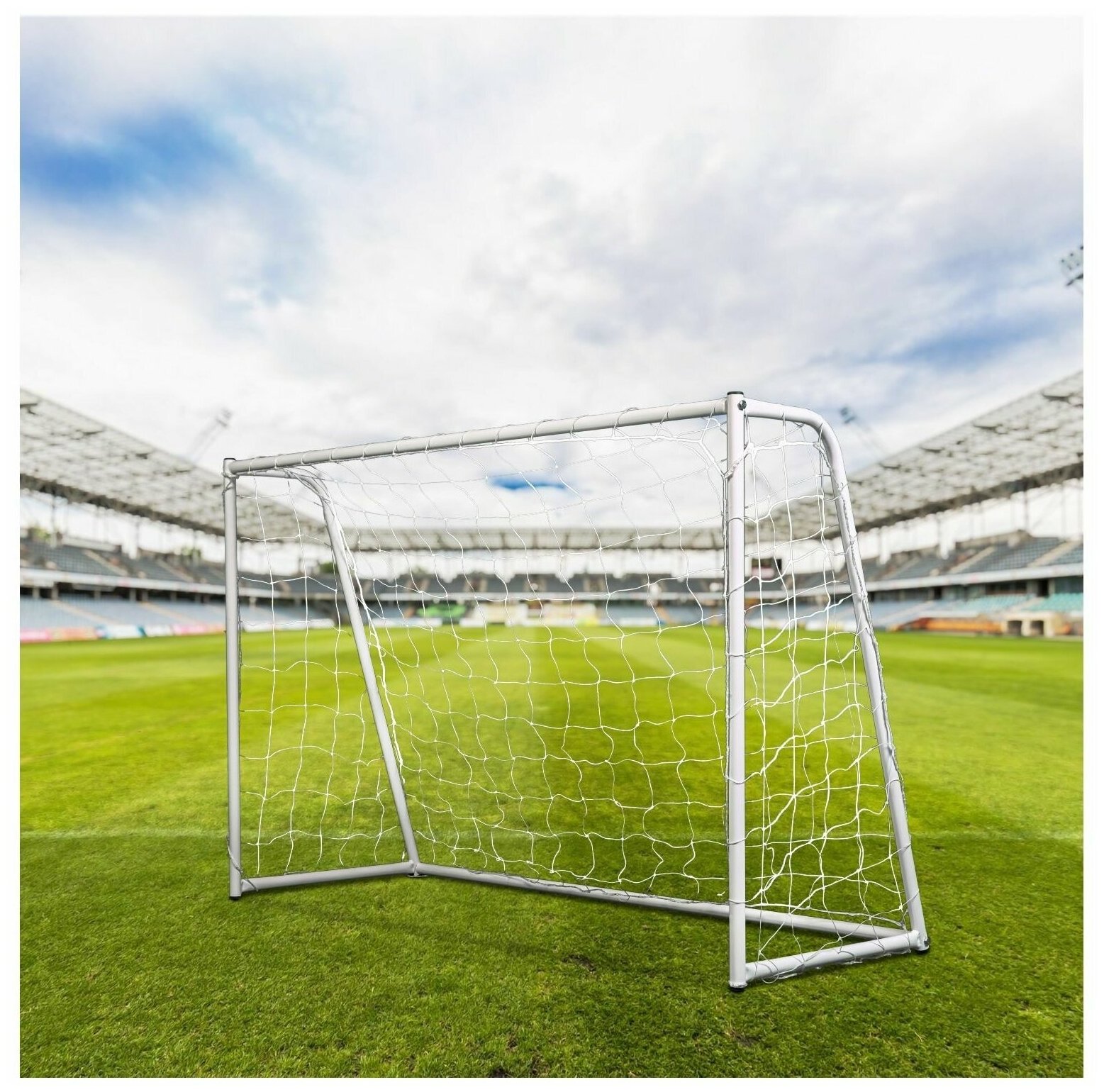 Ворота футбольные DFC GOAL180, white