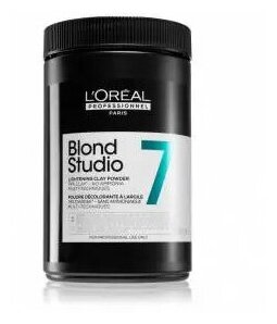 Пудра-глина LOREAL PROFESSIONNEL для обесцвечивания 7 тон blond studio, 500 г