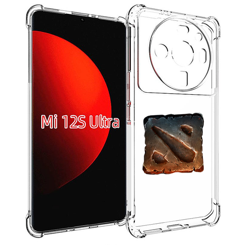 Чехол MyPads dota 2 логотип 2 для Xiaomi 12S Ultra задняя-панель-накладка-бампер чехол mypads gta 5 логотип для xiaomi 12s ultra задняя панель накладка бампер