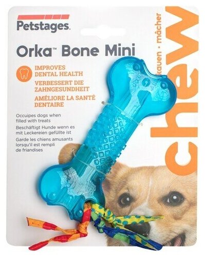 Petstages игрушка для собак Mini "орка косточка" 10 см - фотография № 15
