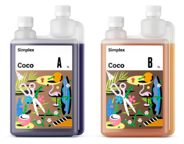 Удобрение Simplex Coco (для кокосового субстрата) A+B-1л - фотография № 6