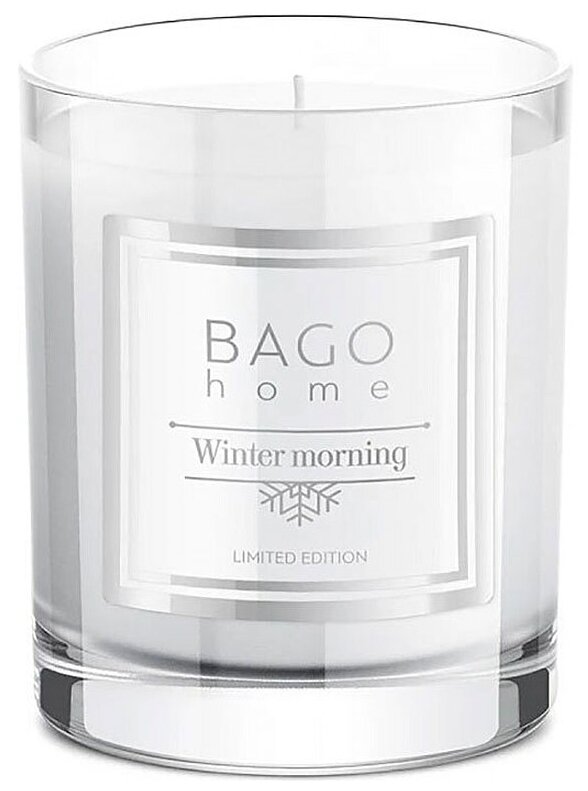 фото Свеча BAGO home Морозное утро BNY0303