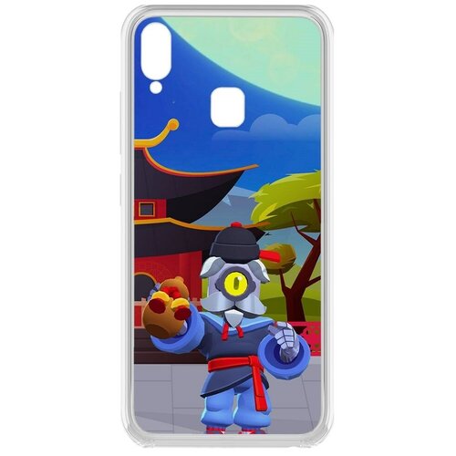 силиконовый чехол накладка krutoff clear case brawl stars великий мастер барли для tecno spark 7 Силиконовый чехол / накладка Krutoff Clear Case Brawl Stars-Великий Мастер Барли для Vivo Y91i