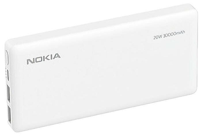 Внешний аккумулятор универсальный Nokia P6203-1 10000 mAh White