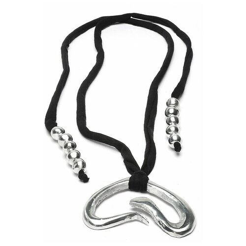 Итальянское тканевое колье с алюминиевыми вставками Vestopazzo