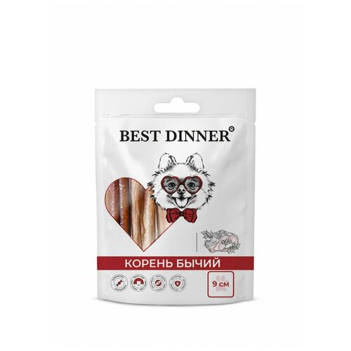 Лакомство для собак всех пород Best Dinner, бычий корень 9 см, 255 г