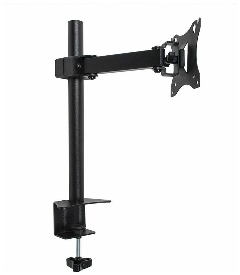 Кронштейн для мониторов Arm Media LCD-T02, до 32", до 7кг, настольный, поворот и наклон, черный [10220]