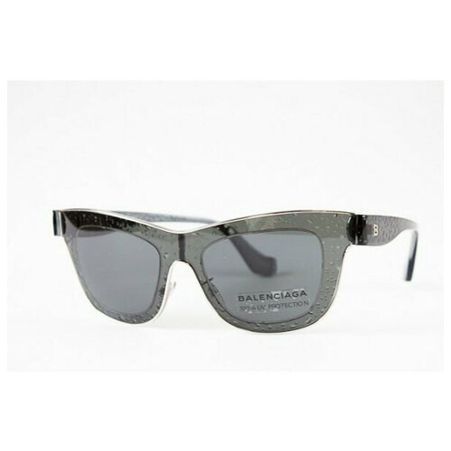 Солнцезащитные очки BALENCIAGA, серый, серебряный солнцезащитные очки balenciaga синий