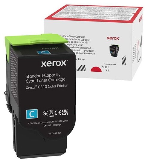 Xerox Тонер-картридж оригинальный Xerox 006R04361 синий 2K
