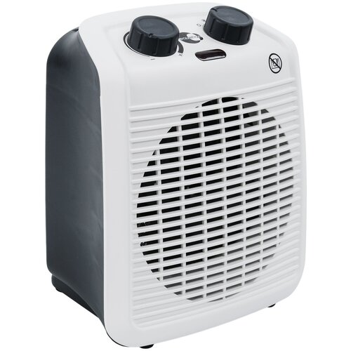 Тепловентилятор спиральный электрический Equation с механическим термостатом 2000 Вт цвет тёмно-серый 145300₽