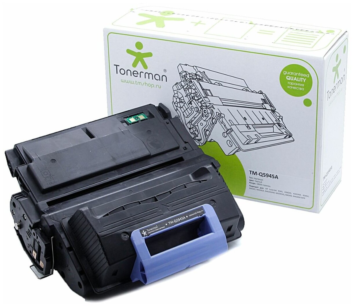 Картридж Tonerman Q5945A для HP LaserJet LJ 4345, 4345XS, 4345XM, 4345X, M4345, M4345X, M4345XM, M4345XS, M4349, M4349X MFP