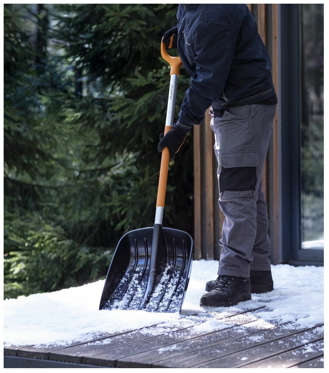 Лопата для уборки снега облегченная Snow Light - фотография № 11