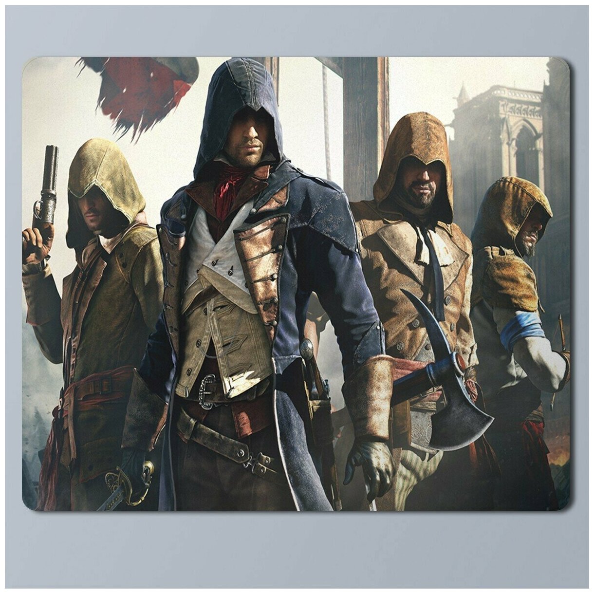 Коврик для мыши 25x30см с принтом игры Assassins Creed Unity - 195