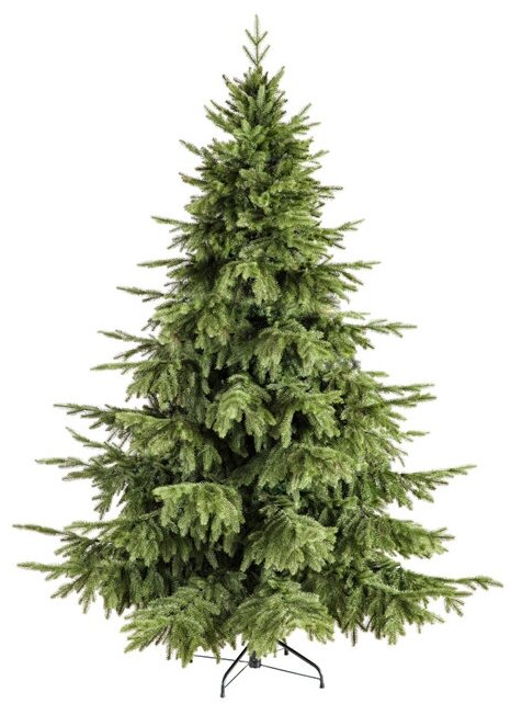 Crystal Trees Искусственная елка Шотландия 180 см, литая 100%, комнатная подставка KP4718