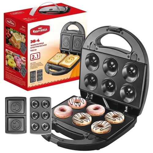 Вафельница электрическая Чудесница ЭВ-4 700 Вт Черный 225000₽