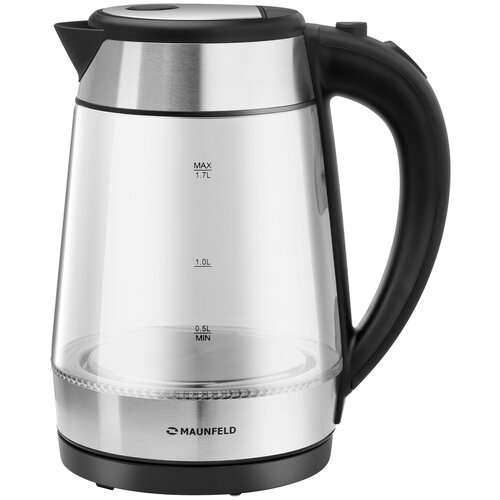 Чайник MAUNFELD MGK1710GS серыйчерный стекло 187000₽