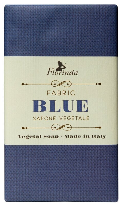 Мыло туалетное Florindia Итальянские Ткани. Синий бархат Florinda - фото №5