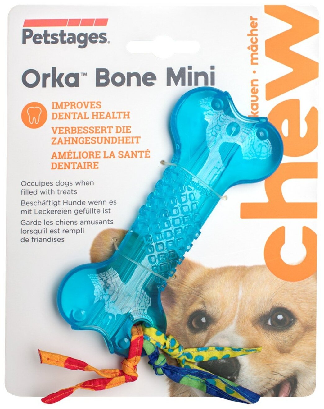 Petstages игрушка для собак Mini "орка косточка" 10 см - фотография № 13