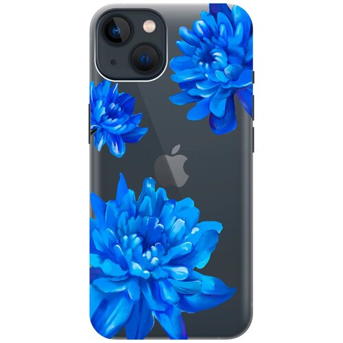 Силиконовый чехол на Apple iPhone 14 Plus / Эпл Айфон 14 Плюс с рисунком Amazing Asters силиконовый чехол на apple iphone 14 plus эпл айфон 14 плюс с рисунком amazing callas