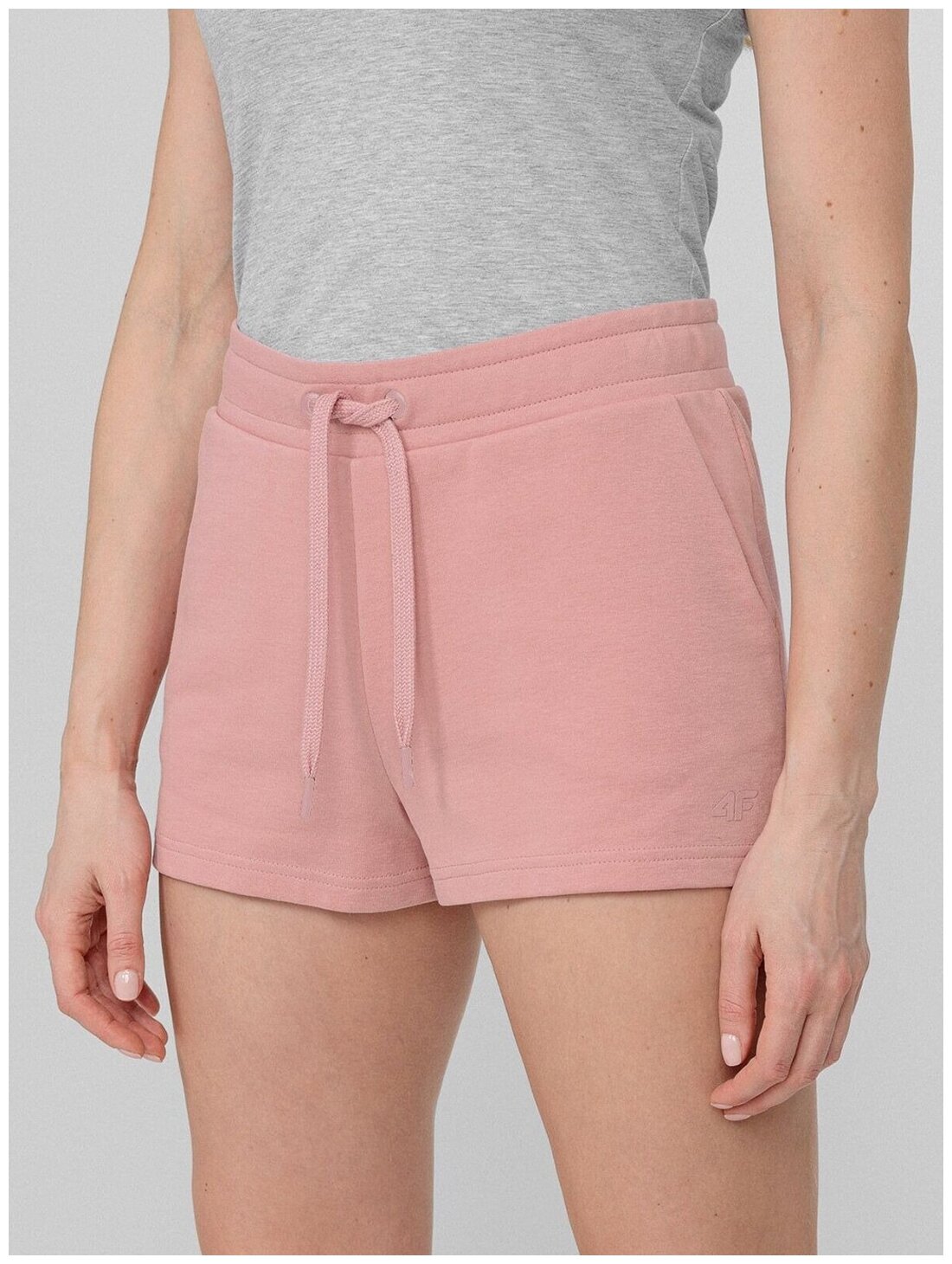 Шорты,4F,WOMEN'S SHORTS,женские,Light pink 