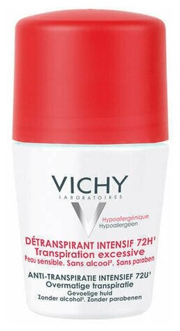 Vichy Дезодорант-шарик Антистресс 72 часа защиты, 50 мл