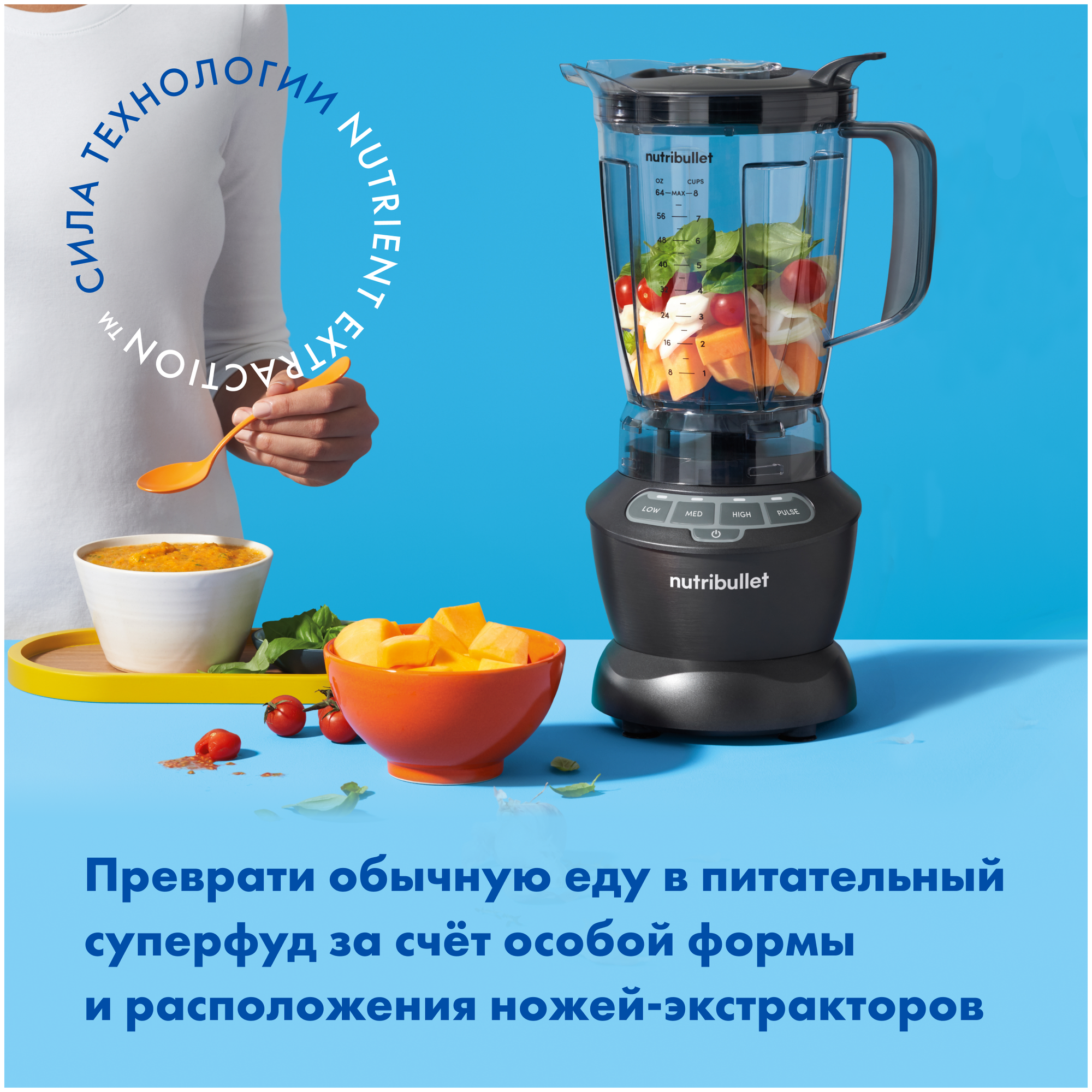 Блендер Nutribullet NBF 400DG - фото №4