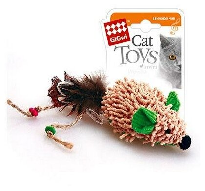 Игрушка для кошек Cat Toys мышка со звуковым чипом при касании издает звуки 8 СМ - фотография № 5