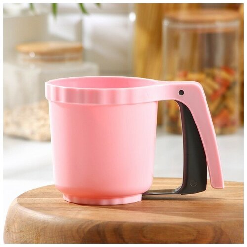 Просеиватель для муки, 250 мл, цвет микс