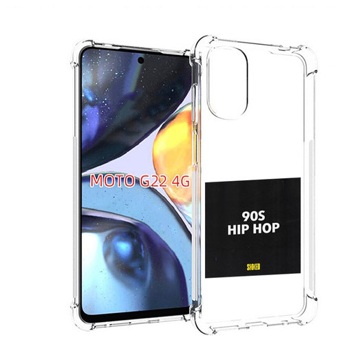 Чехол MyPads Eazy-E 90S Hip Hop для Motorola Moto G22 4G задняя-панель-накладка-бампер