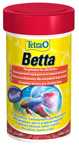 TETRA BETTA MENU корм хлопья для петушков и других лабиринтовых рыб (100 мл) - фотография № 3