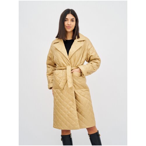 Пальто женское Olya Stoff, стеганое, демисезонное, для девочки, оверсайз, длинное, большие размеры, пальто осеннее
