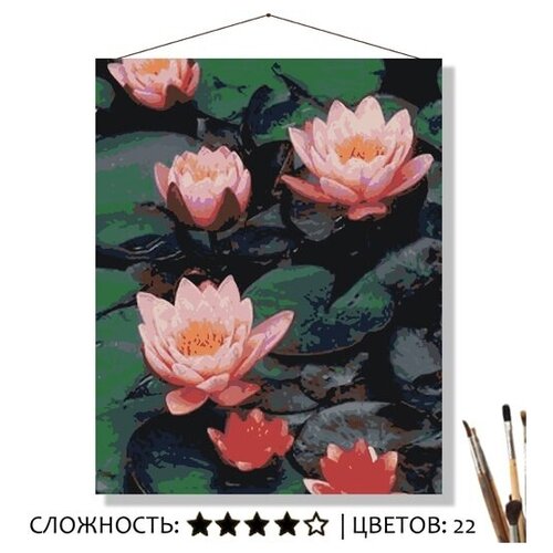 Картина по номерам 50*40 Кувшинки