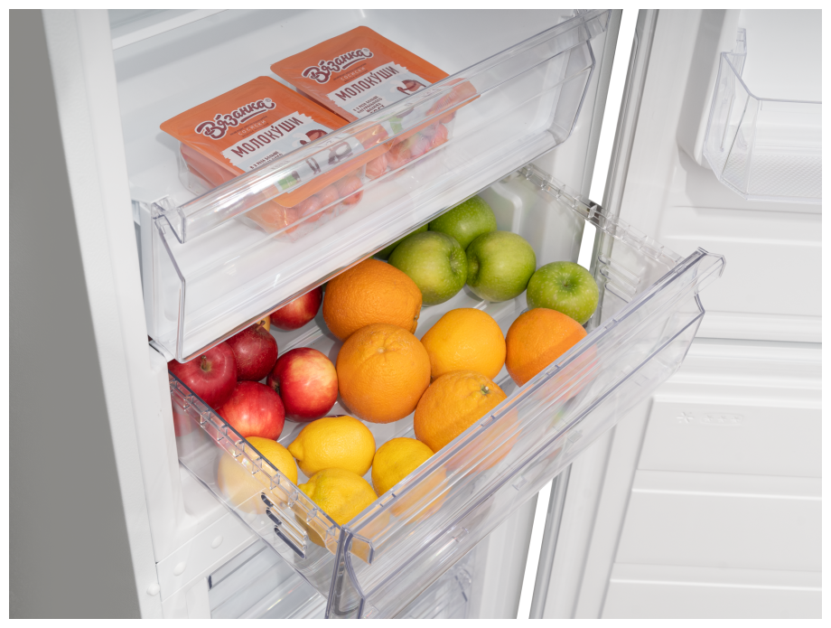 Холодильник Schaub Lorenz SLU C202D5 W, белый, двухкамерный, Total No Frost, внешний LED дисплей. - фотография № 14