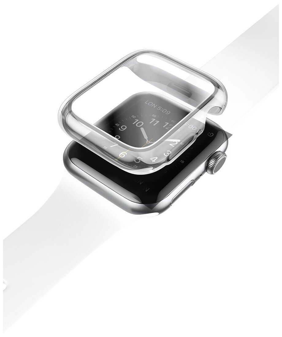 Чехол Uniq для Apple Watch 3/4/5 40 mm Garde Transparent