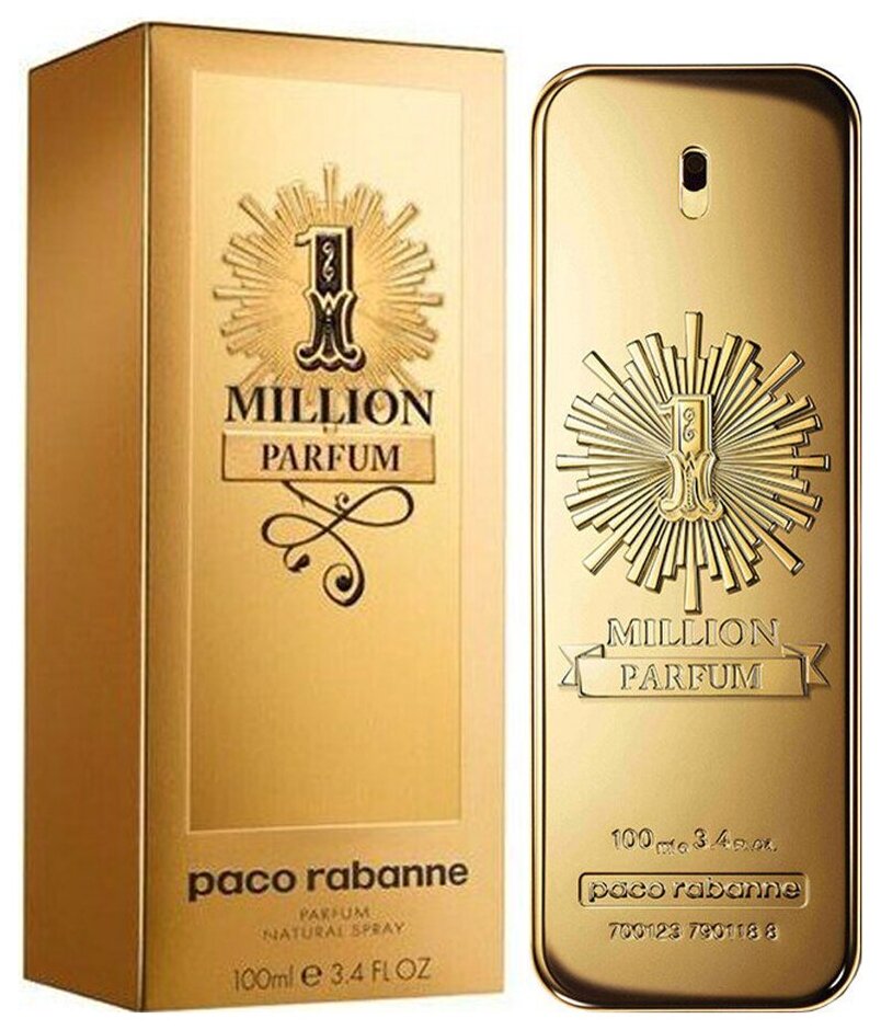 Paco Rabanne, 1 Million Parfum, 100 мл, духи мужские