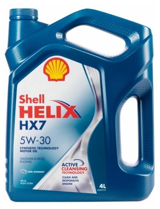 Масло моторное Helix HX7 5W-30 4л SHELL 550046351