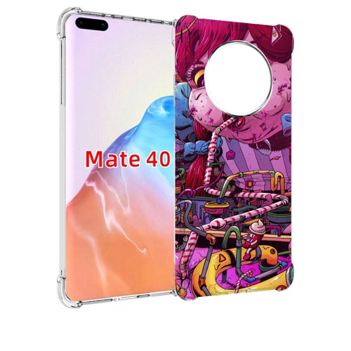 Чехол MyPads прикольная сладкая картинка для Huawei Mate 40 / Mate 40E задняя-панель-накладка-бампер