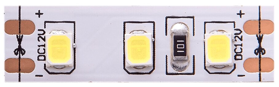 Светодиодная лента SWG "SWG2120-12-12-W" 12V IP20 SMD2835 12 Вт/м, 1050 Лм/м, 120 диодов на 1 метр, ширина 10 мм, цвет холодный белый - фотография № 6