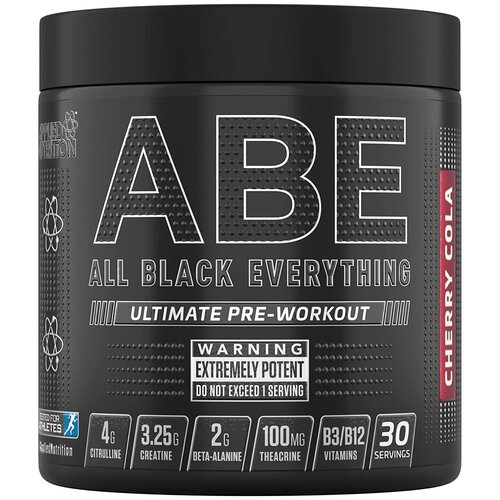 Предтренировочный комплекс Applied Nutrition ABE Ultimate PRE-WORKOUT с креатином Вишня-кола 315 гр applied nutrition abe ultimate pre workout gel fruit burst 1 piece