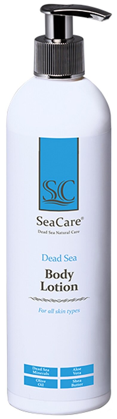 SeaCare Лосьон для тела с минералами Мертвого Моря и натуральными маслами для всех типов кожи, 400мл.