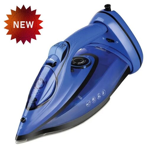 Утюг беспроводной утюг электрическийс антипригарным покрытиемс функцией вертикальной глажкисистема самоочистки2600Втутюг домашнийсиний 333300₽